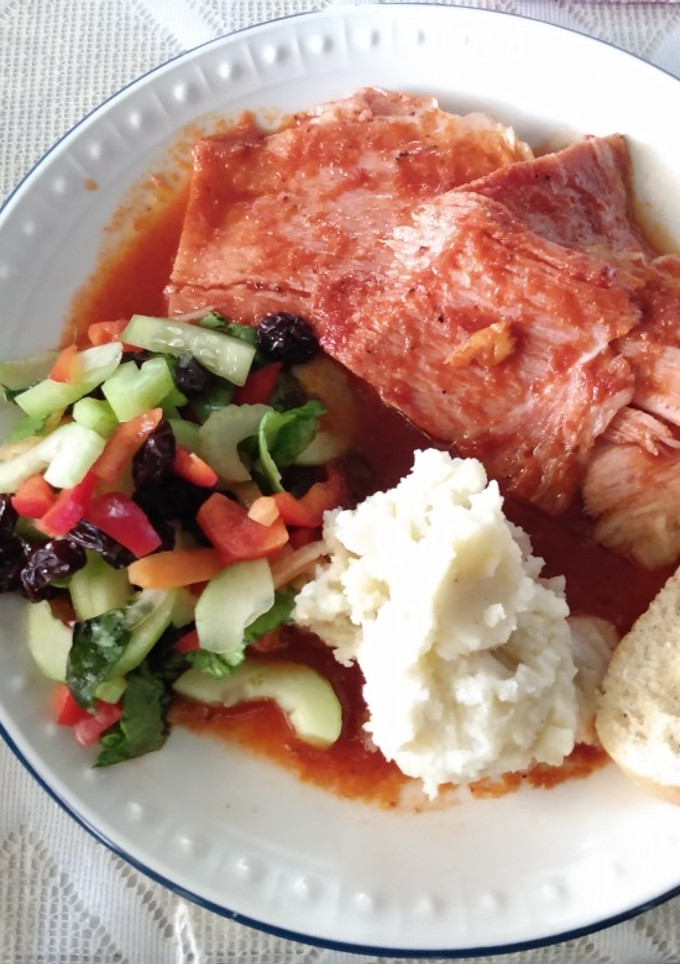 Una foto de Pierna Ahumada enchilada