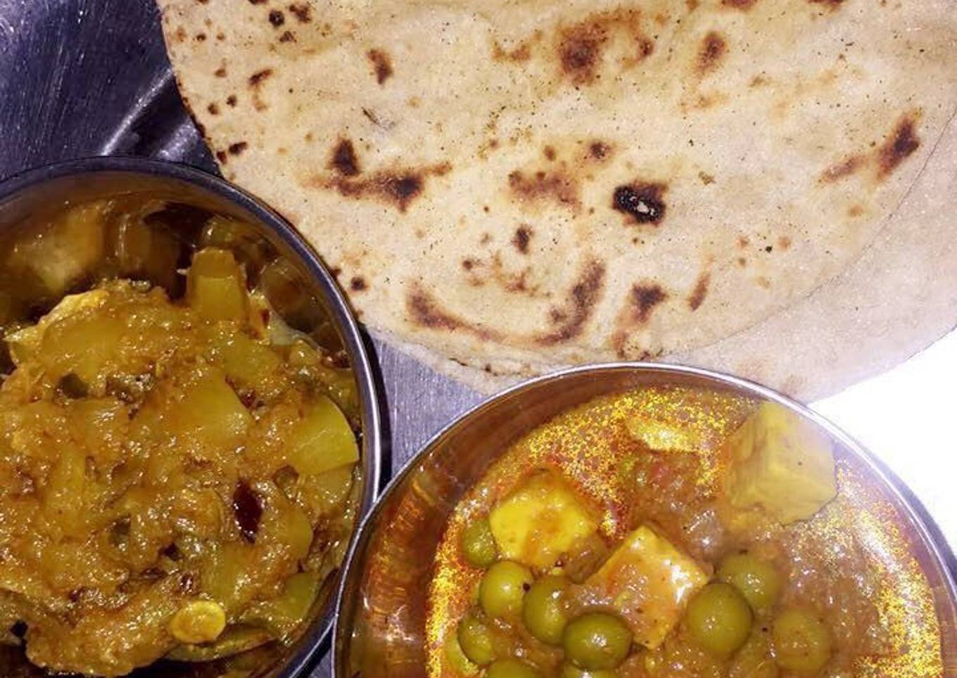 Matar paneer