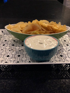 Una foto de Dip de queso azul