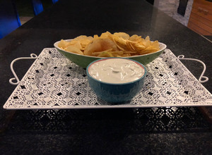 Una foto de Dip de queso azul
