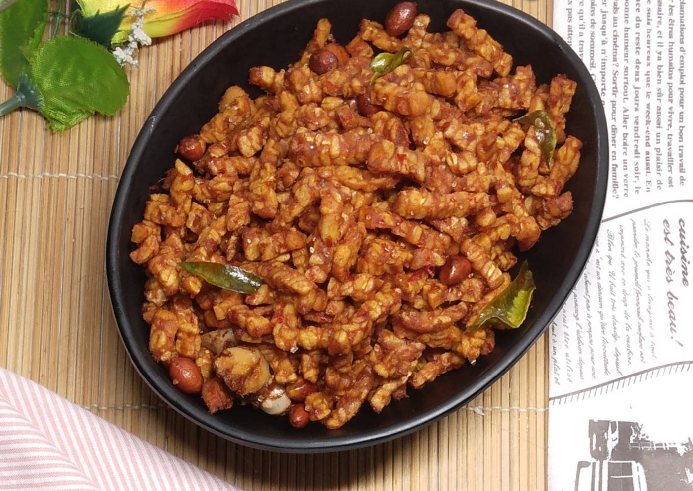 Kering Tempe Kacang Pedas