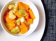 A picture of cottage cheese salad