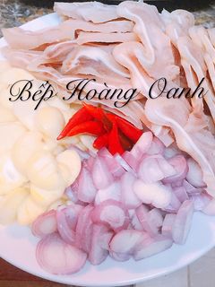 Hình của món Lỗ Tai Heo Ngâm Giấm.