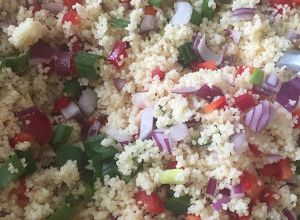 Una foto de Ensalada de cous cous