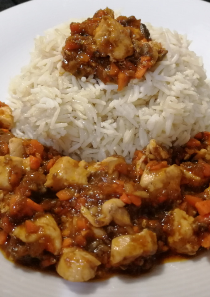 Una foto de Arroz con sabor asiático