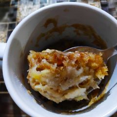 A picture of Banana mug cake.