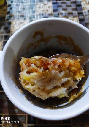 A picture of Banana mug cake.