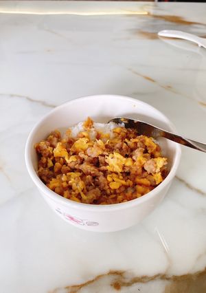 Hình của món Thịt xào trứng.