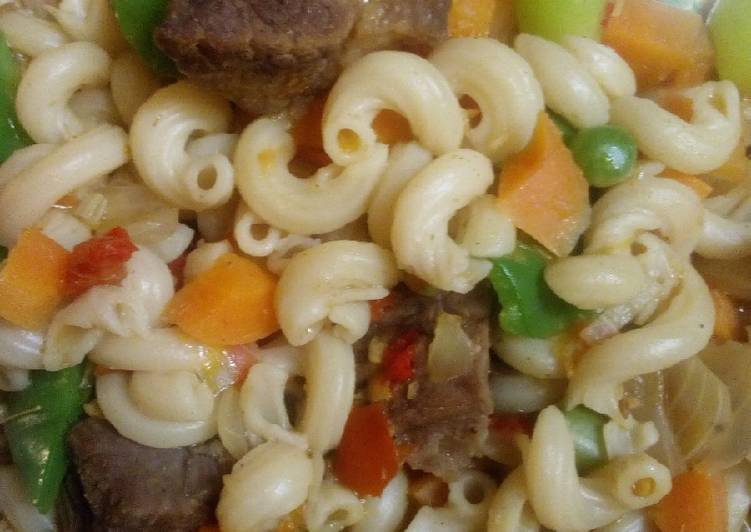 Recipe of Homemade Veggies macaroni