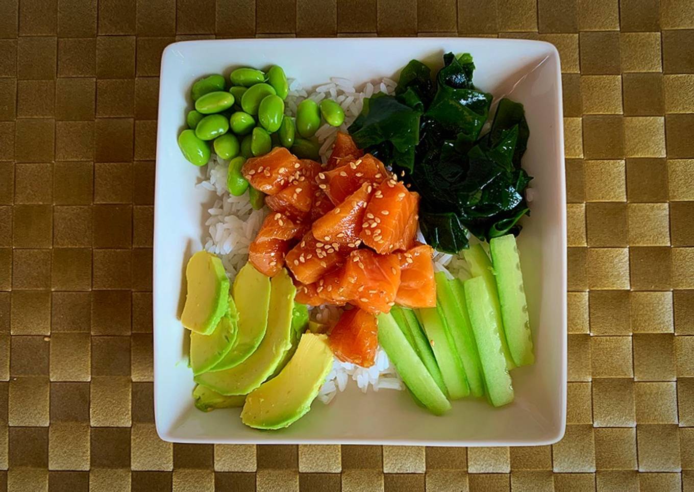 Poke bowl de salmón