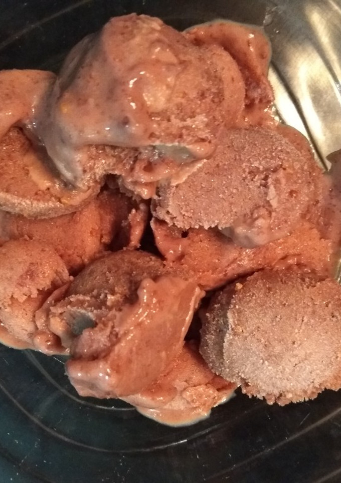 Una foto de Helado de arándanos rojos