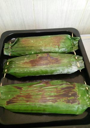 Foto resep Nasi bakar sederhana