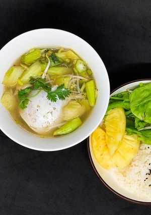 Hình của món Eat clean: Canh chua cá hú miền nam (413cal).