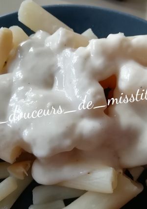 Une photo de Salsifis à la sauce blanche