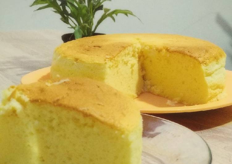 Resep Japanese cheesecake homed cream🧀🍰 Anti Gagal