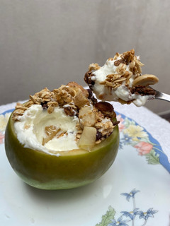 Una foto de Manzana rellena