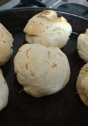Una foto de Pan de queso saborizado