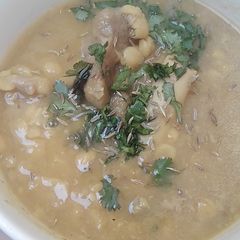A picture of Mutton chany ki daal.