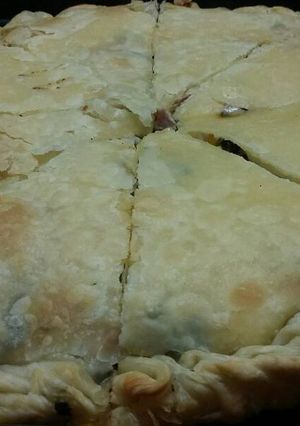 Una foto de Tarta de verdura y jamón