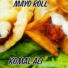A picture of #Spicy Chicken Tikka mayo Roll.