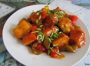 Zdjęcie przepisu Chilli paneer.