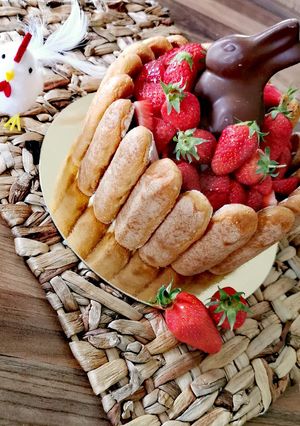 Une photo de Charlotte aux fraises