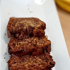 A picture of Nutella Banana Bread.