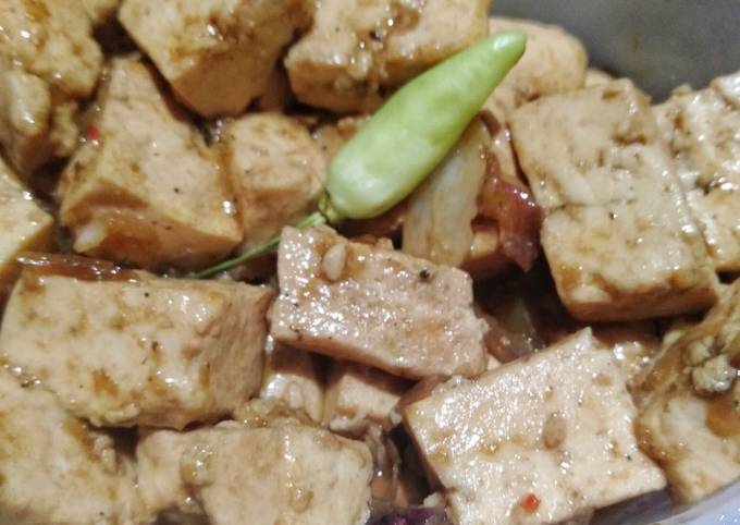 Resep 59. Tahu Kecap Sehat, Bikin Ngiler