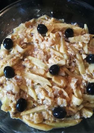 Una foto de Bacalao dorado a mi manera
