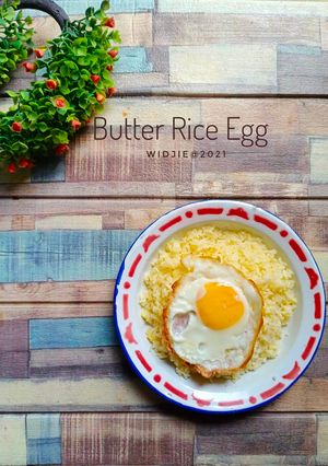 Foto resep Butter Rice Egg