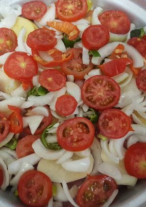 صورة لوصفة بطاطس بالفرن