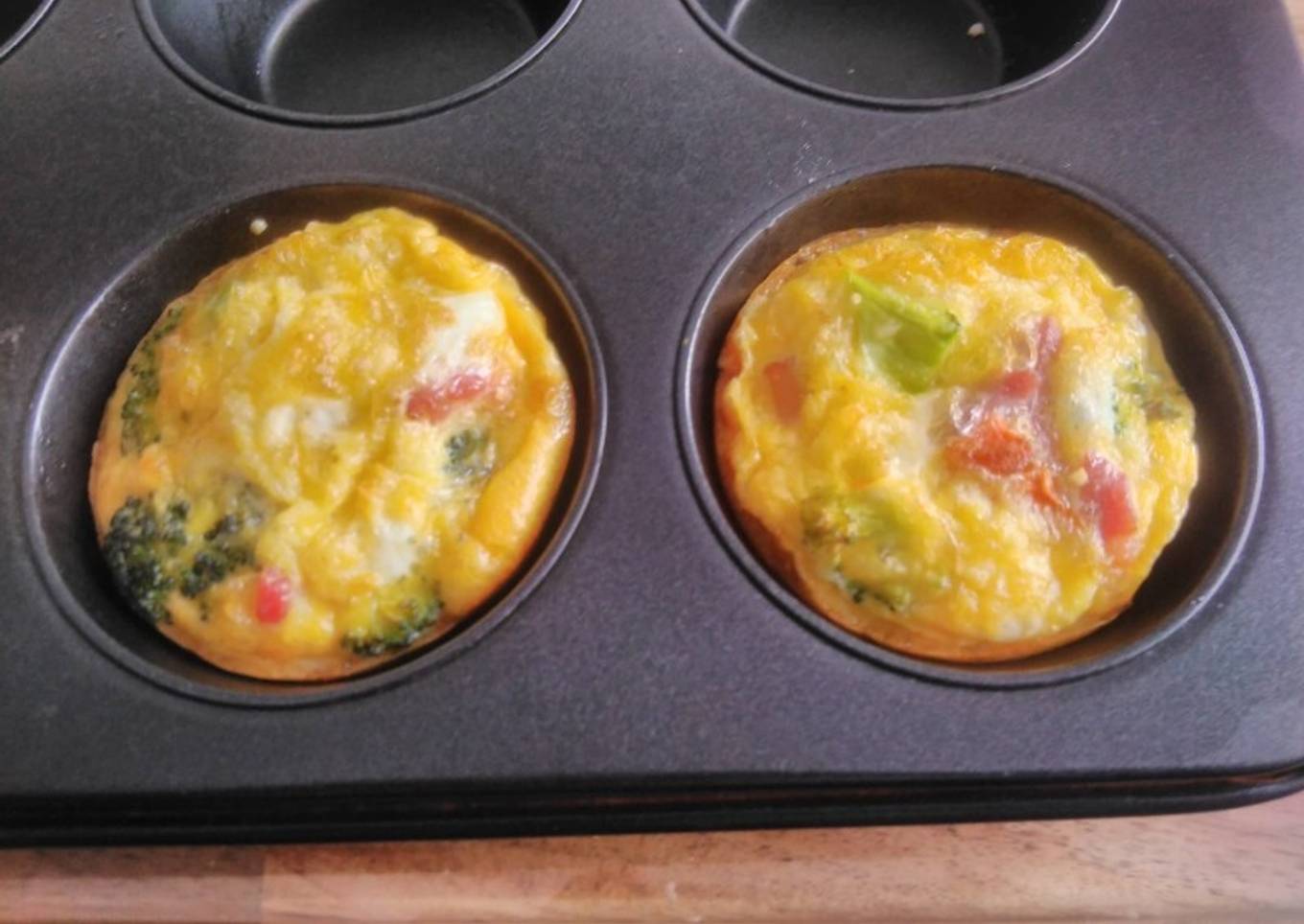 Egg muffin buat bekel anak sekolah