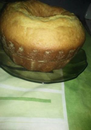 Una foto de Budín de vainilla en licuadora...súper fácil y liviano