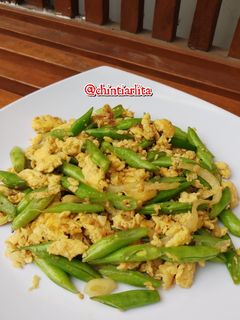 Foto resep Orak arik telur buncis minyak wijen