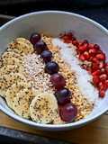 Porridge: Banane-Traube