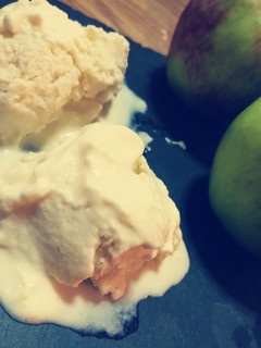 Una foto de Helado de manzana