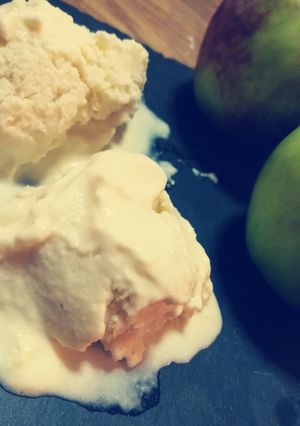 Una foto de Helado de manzana