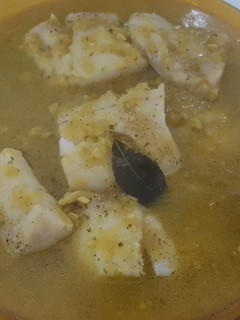 Una foto de Merluza en salsa