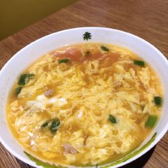A picture of Ground Pork Egg Drop Soup.