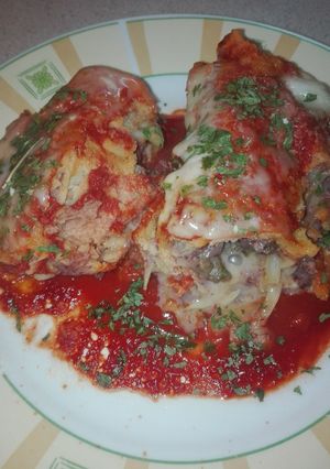 Borjúhúsos enchilada gluténmentes tortillában recept fotója
