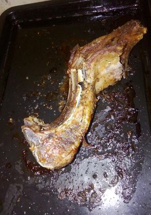 Una foto de Cordero al horno