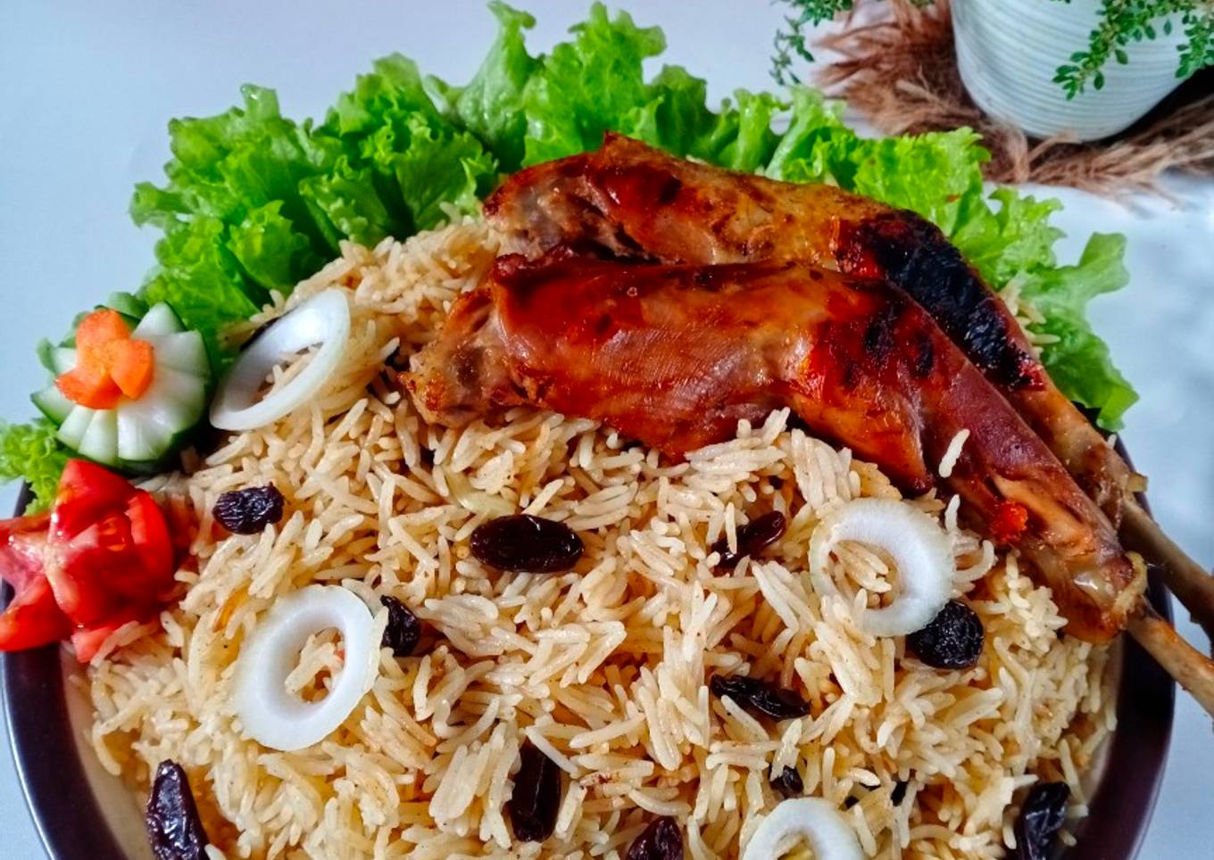 Nasi briyani ayam