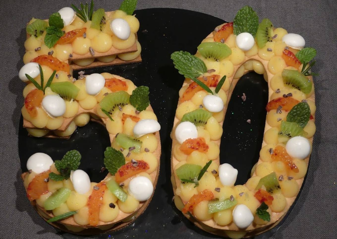 Number cake - 50 ans