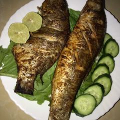 A picture of Grilled fish.