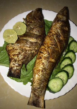A picture of Grilled fish.