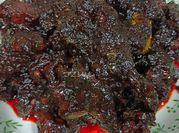 Gambar daging masak hitam utara