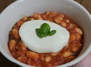 A picture of white kidney bean