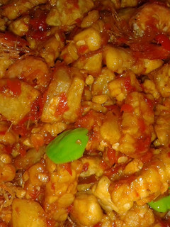 Foto resep Sambal balado udang,kentang,tempe,pete