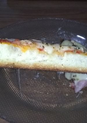 Una foto de Pizza aireada