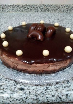 Una foto de Tarta de mus de donetes